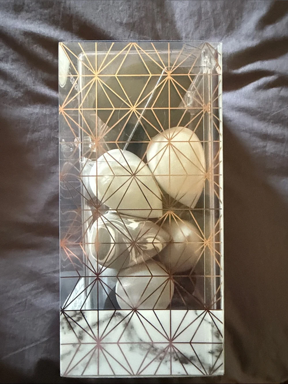 Thinkspace Beauty 14PC Makeup Sponge Set - Black, White & Marble